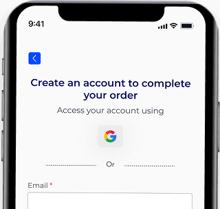 Create an Account and you are ready to Get water
